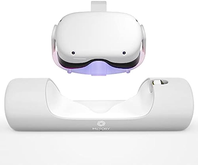 METORY Charging Dock for Oculus Quest 2, Fast Charging Station with Magnetic Connector &amp; USB C Charging Cable, Oculus Quest 2 Accessories