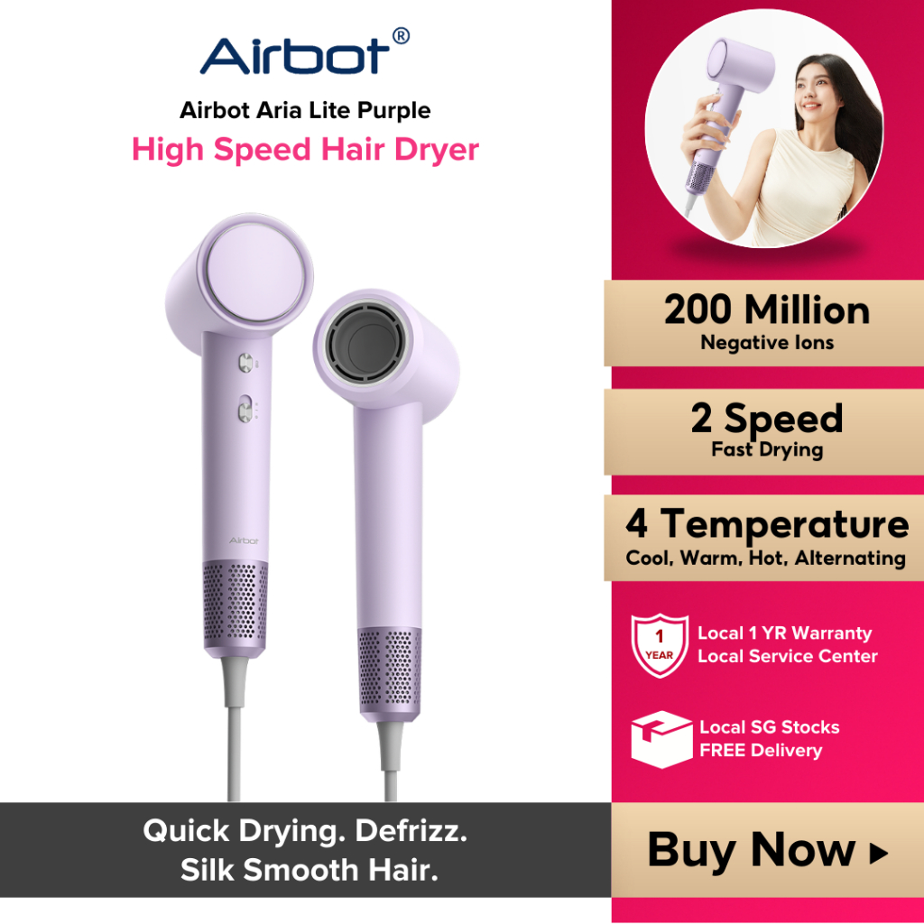 Airbot Aria Series, Aria Pro/Lite/HyperStyler High Speed Hair Dryer Hair Styler Hair Curler Hairdryer